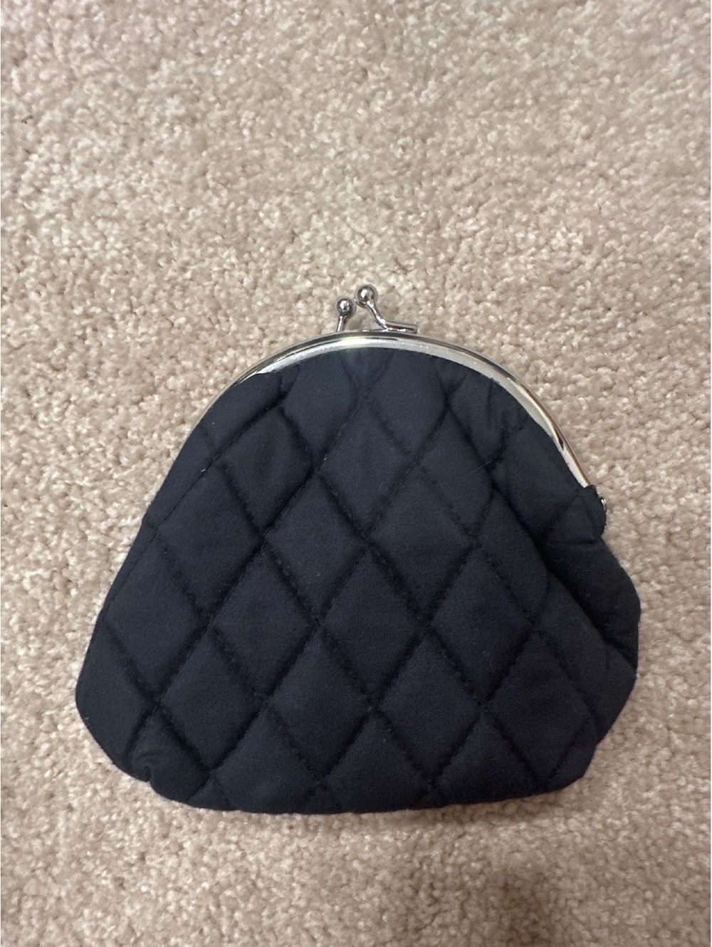 (2)Vera Bradley Roanoke Moonless Night Quilted Coin Purse